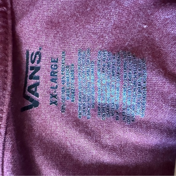Vans Long Sleeve Classic Logo Short Size XXL - Picture 8 of 8